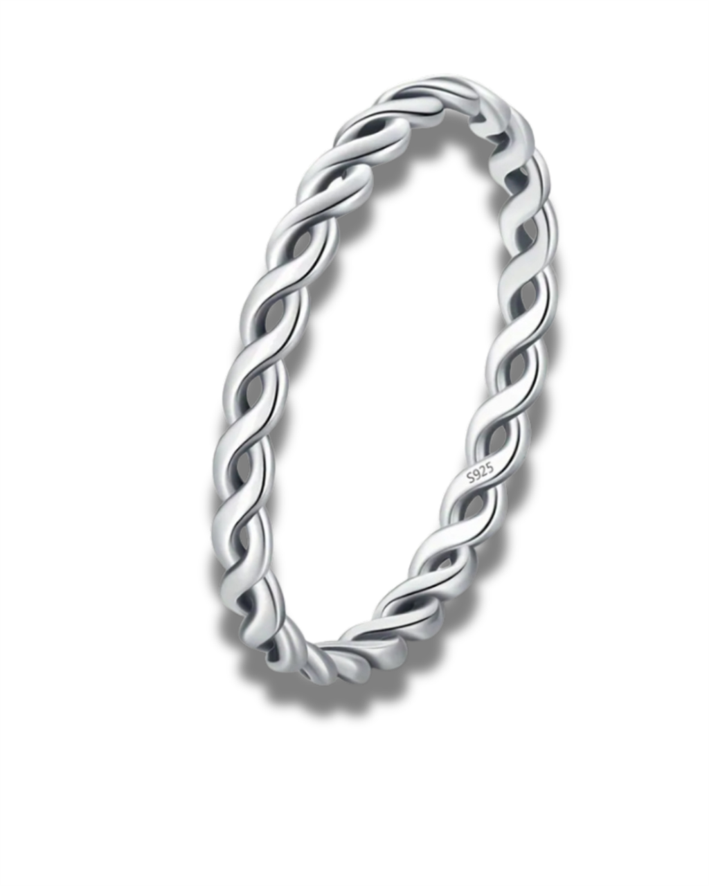 Sterling Silver Rope Ring