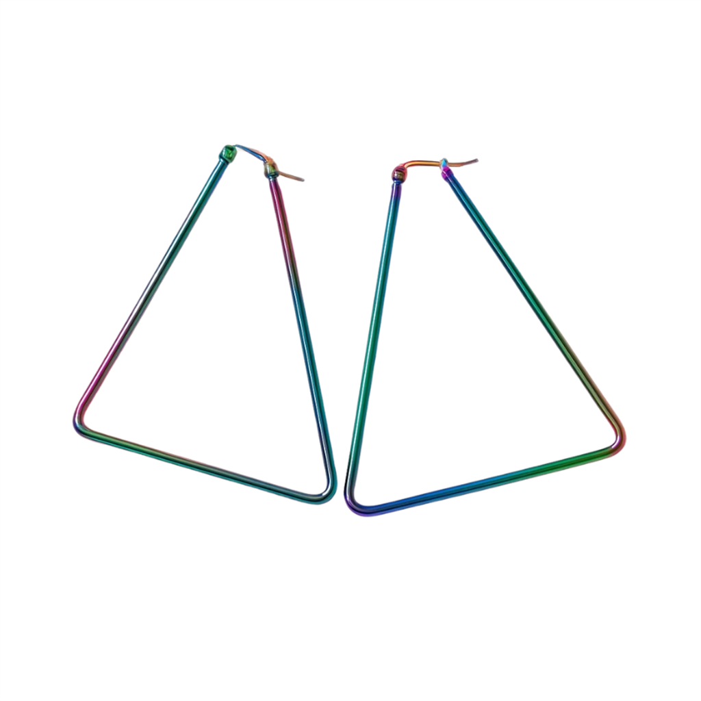 Triangle Electric Hoops
