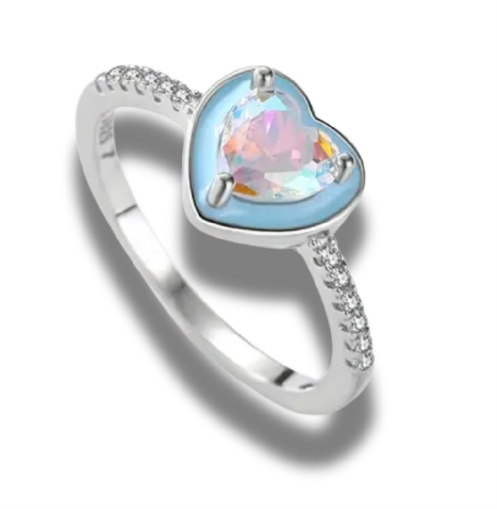 Sterling Silver Candy Heart Ring
