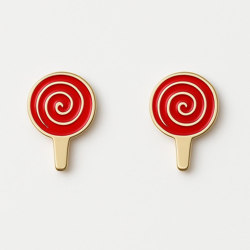 14K Vermeil Lollipop Earrings