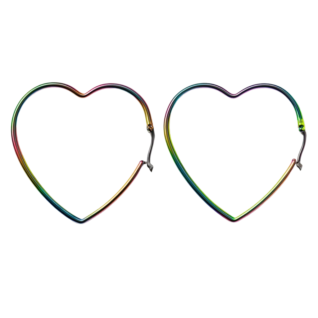 Heart Electric Hoops