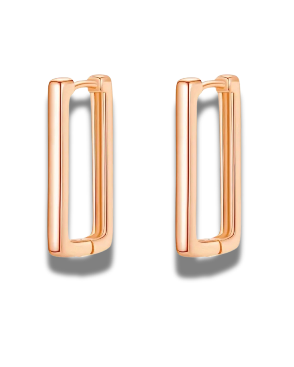 14K Vermeil Square Hoop Earrings