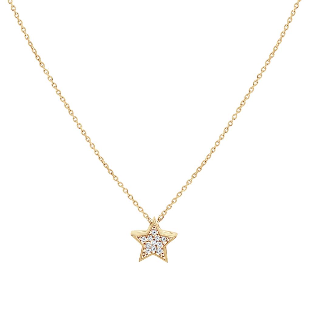 14K Vermeil Shining Star Necklace