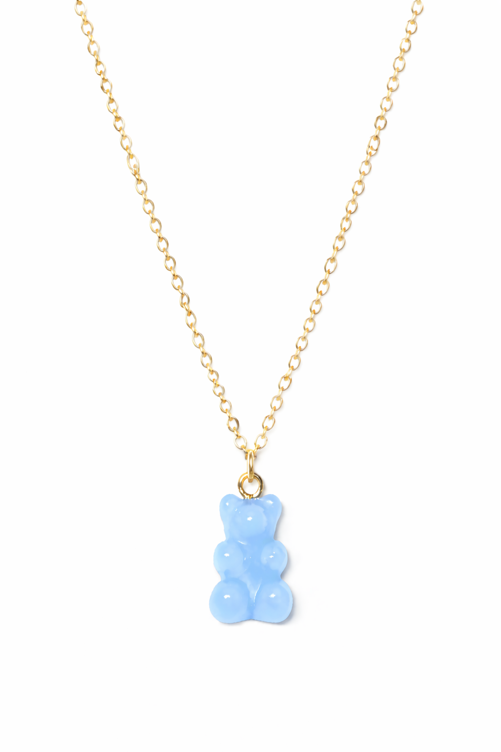 Gold Yellow Mellow Gummie Bear Necklace