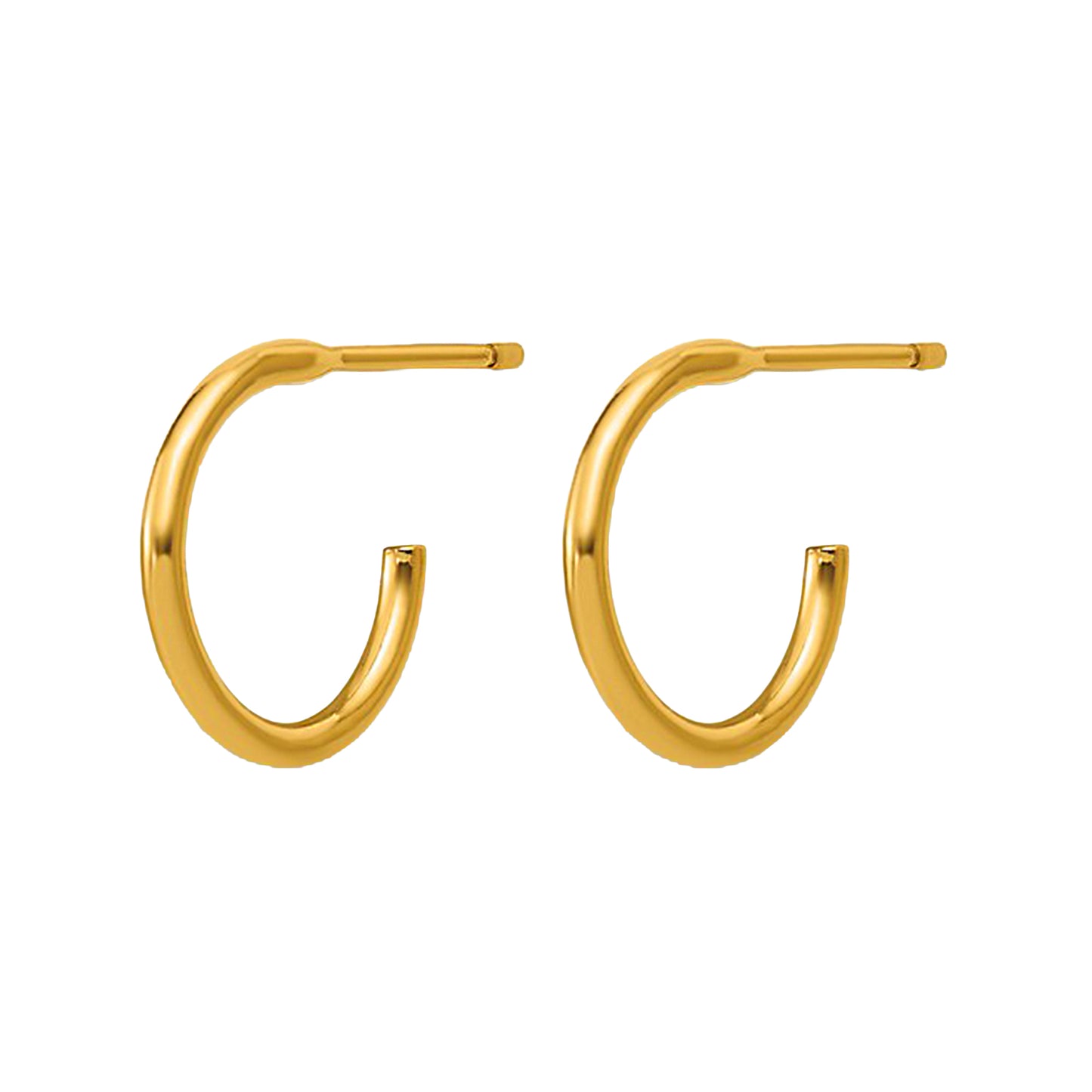 Gold Filled Medium (20mm) Posted Hoop Earrings