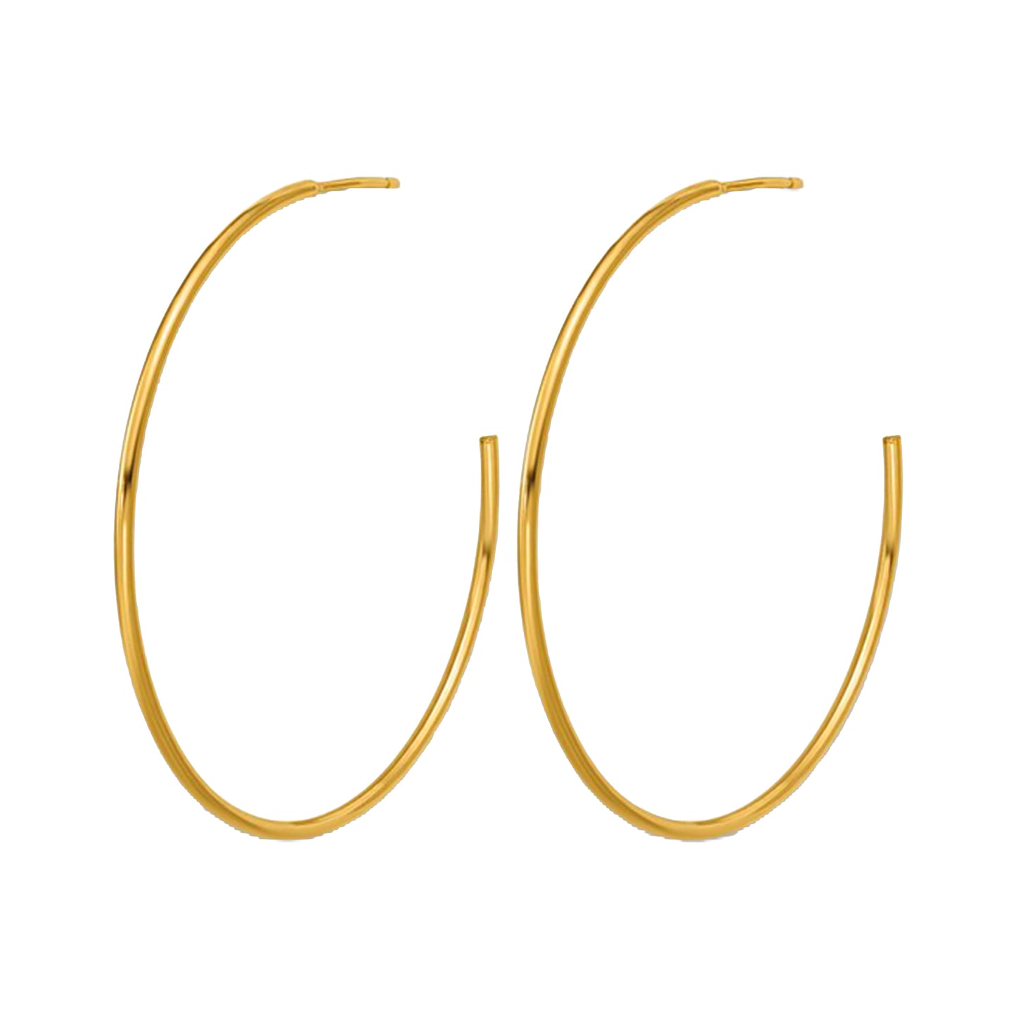 Gold Filled Small (12mm) Posted Hoop Earrings