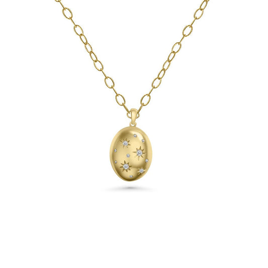 14K Vermeil Shining Stars Pendant