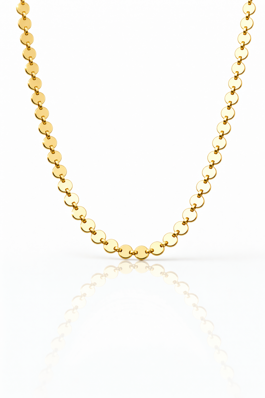 14K Gold Filled Mirror Chain Necklace