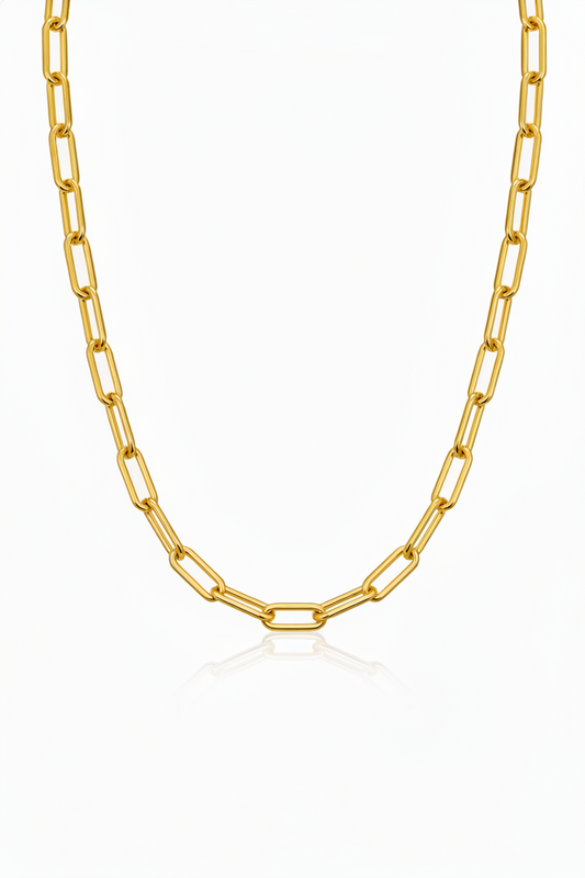 14K Gold Filled Paperclip Chain Necklace