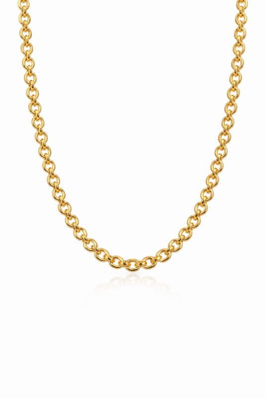14K Gold Filled Rolo Chain Necklace