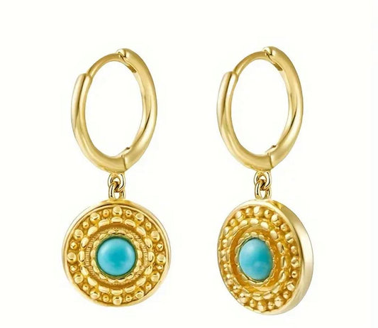 14K Vermeil Azure Earrings