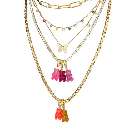 18K Vermeil Sparkling Tennis Necklace
