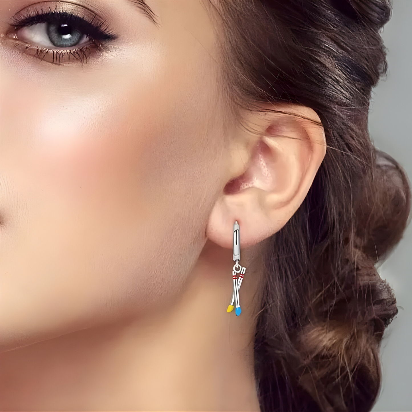 Sterling Silver Artist Earrings