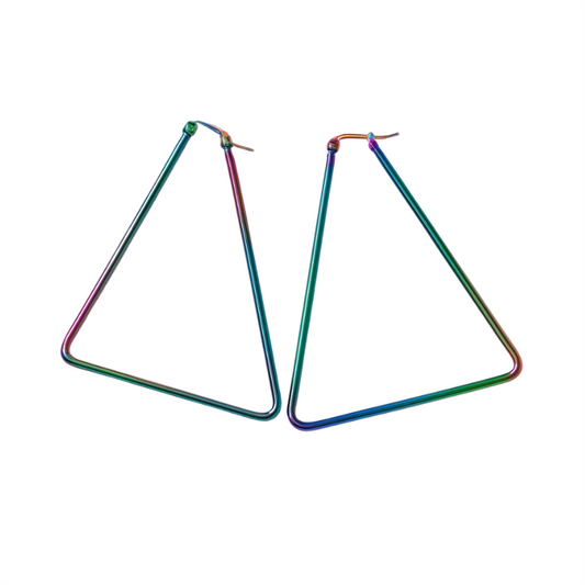 Triangle Electric Hoops