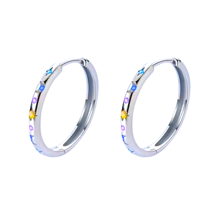 Sterling Silver Starry Night Earrings