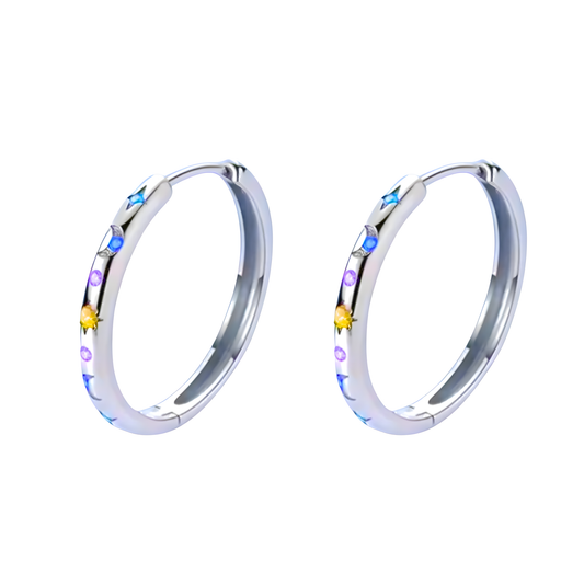 Sterling Silver Starry Night Earrings