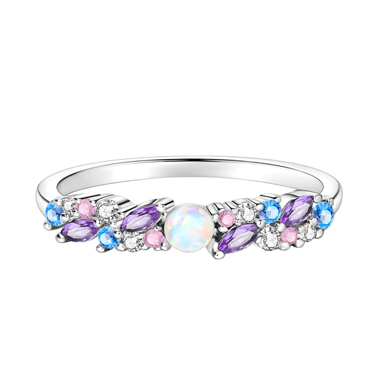 Sterling Silver Celestial Bloom Ring