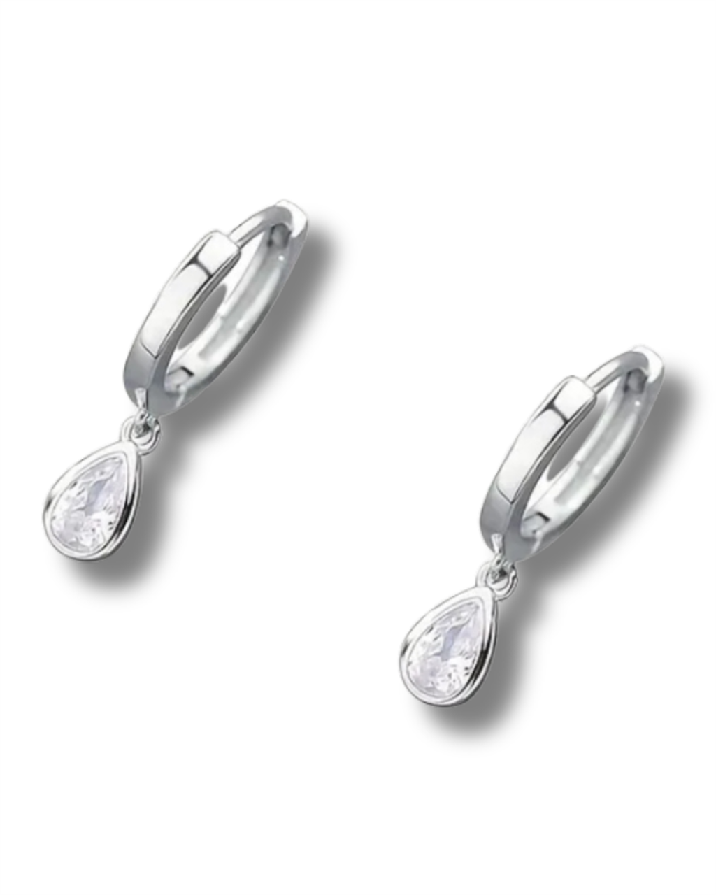 Sterling Silver Twinkle Hoop Earrings
