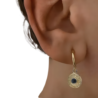 Gold Vermeil Skylar Azure Drop Earrings