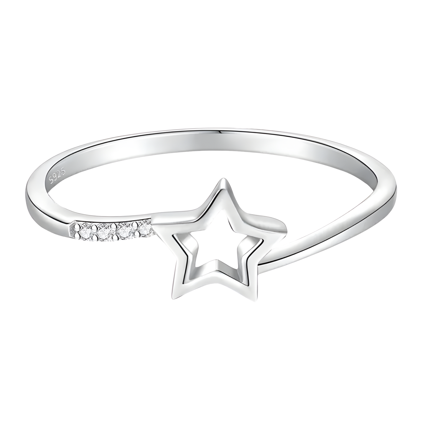 Sterling Silver Wishing Star Ring