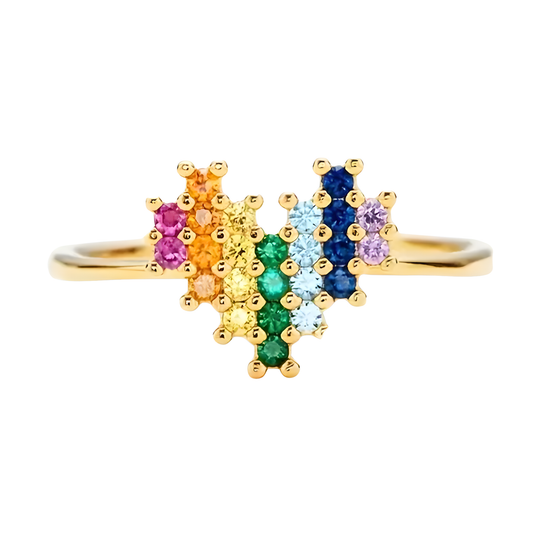 14K Vermeil Love Pop Ring