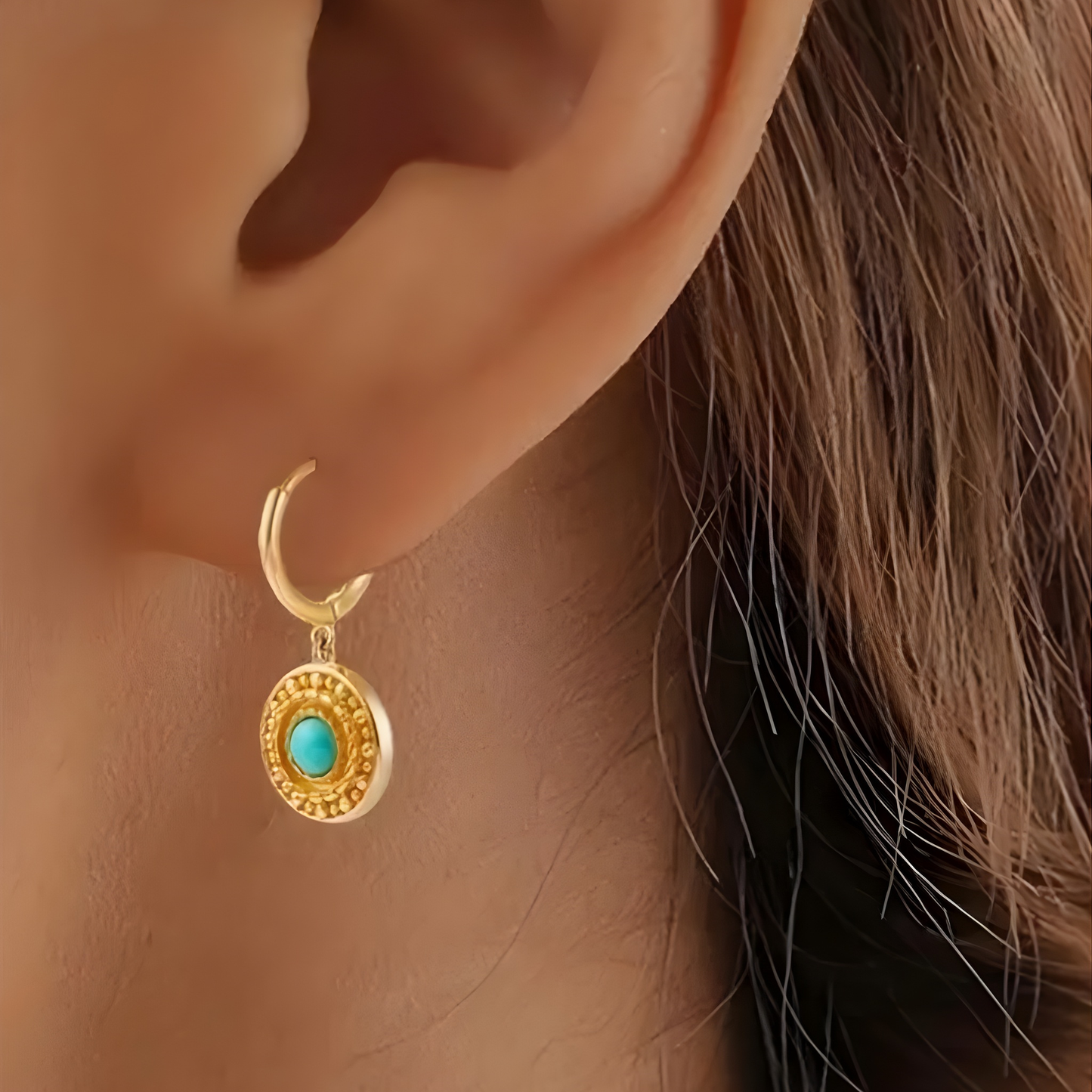 14K Vermeil Azure Earrings