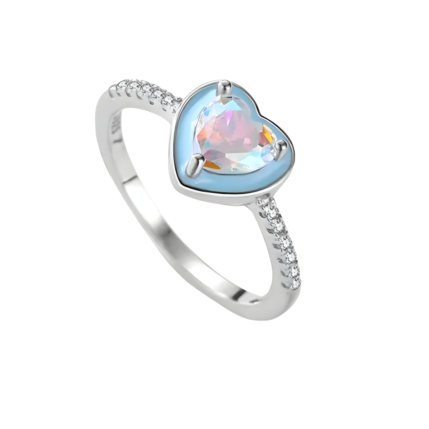 Sterling Silver Candy Heart Ring
