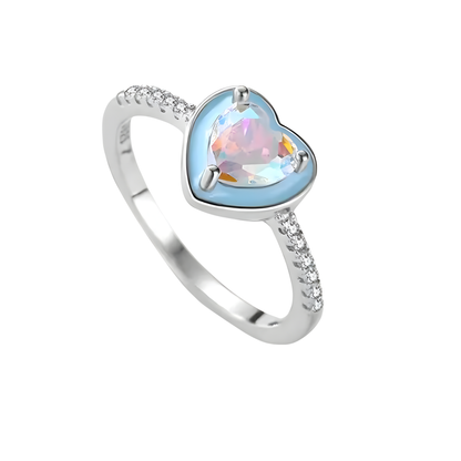 Sterling Silver Candy Heart Ring