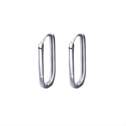 Sterling Silver Maya Droop Hoops