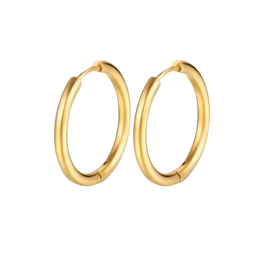 14K Vermeil Hoop Earrings