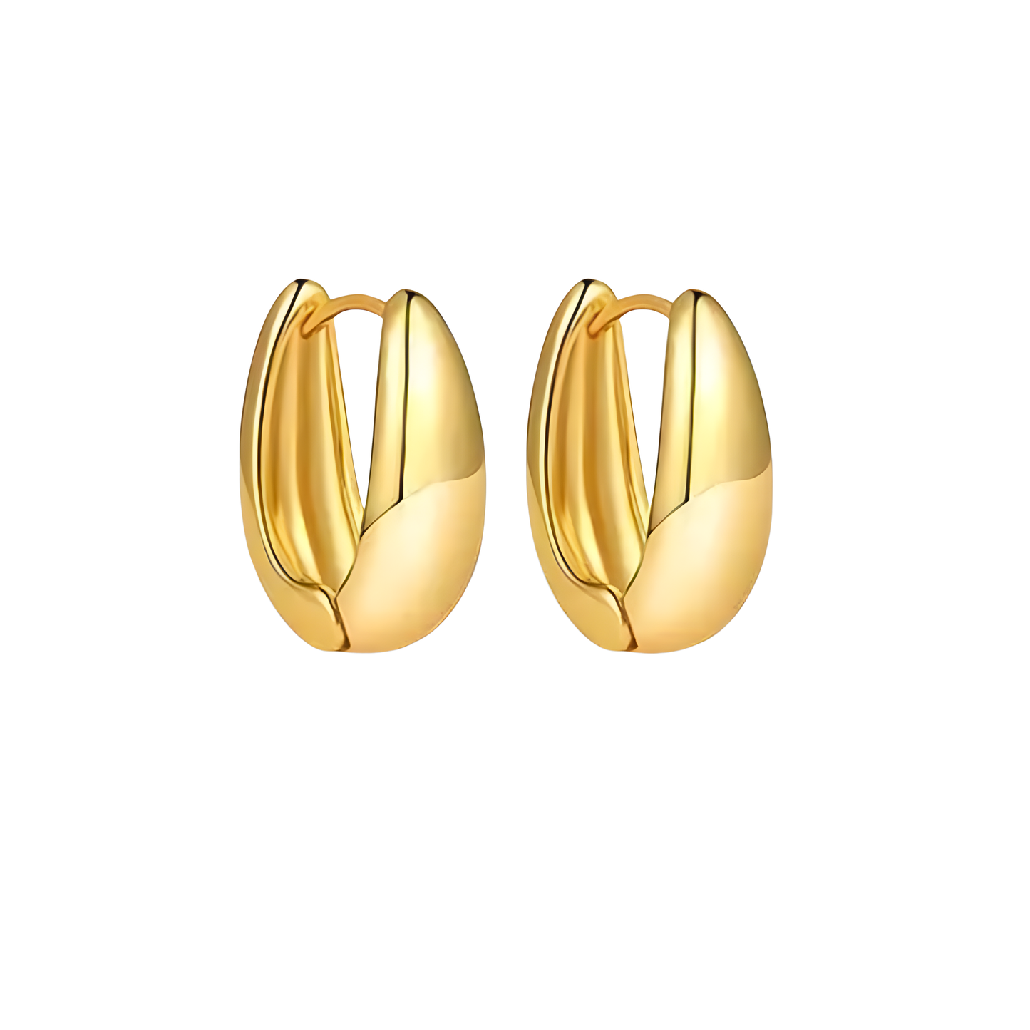 Gold Plated Judy Bloom Hoop Earrings