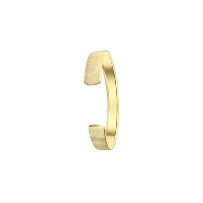 Gold Vermeil Diana Brushed Antique Bangle