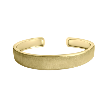 Gold Vermeil Diana Brushed Antique Bangle