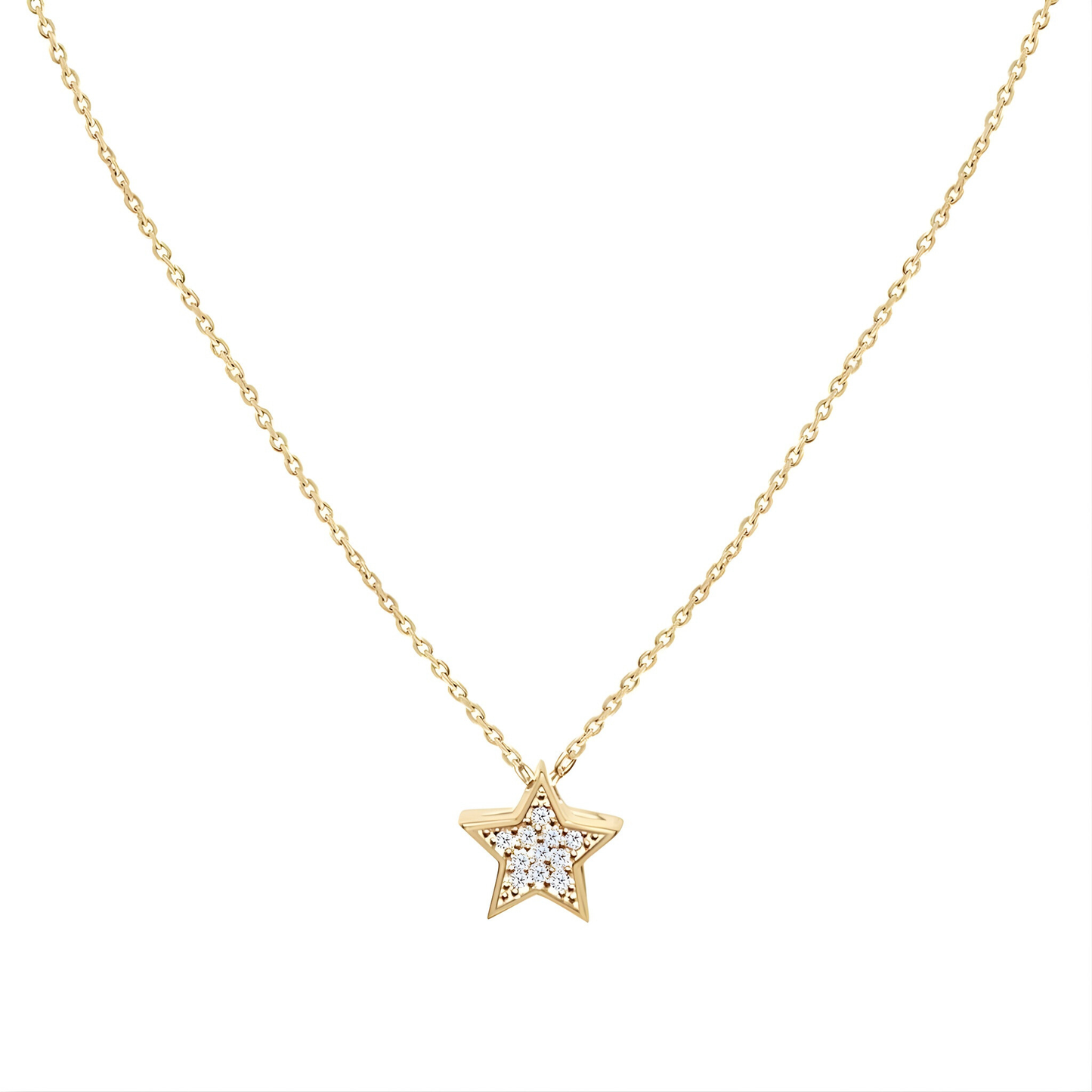 Gold Vermeil Chloe Shining Star Necklace
