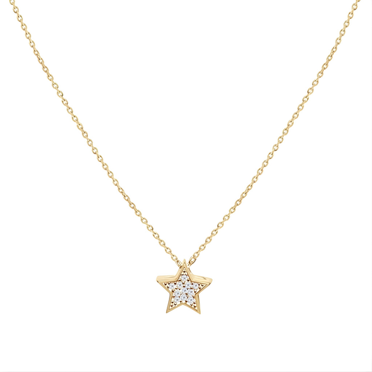 Gold Vermeil Chloe Shining Star Necklace