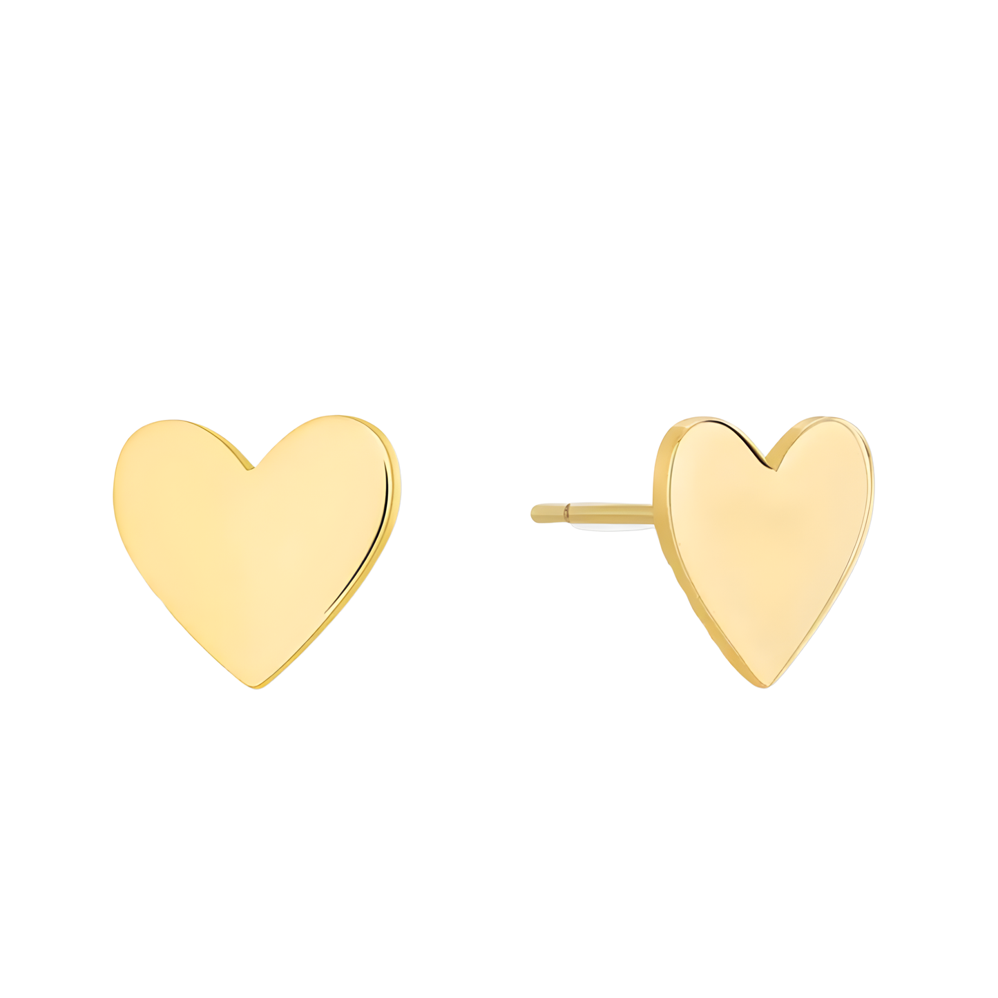 Gold Vermeil Amanda Heart Earrings