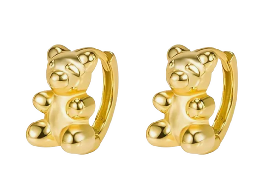 14K Vermeil Gummy Bear Earrings