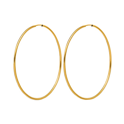 Gold Filled Small (12mm) Endless Hoop Earrings