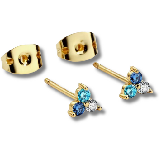 14K Vermeil Morgan Studs