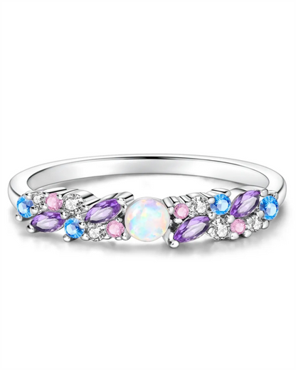 Sterling Silver Celestial Bloom Ring
