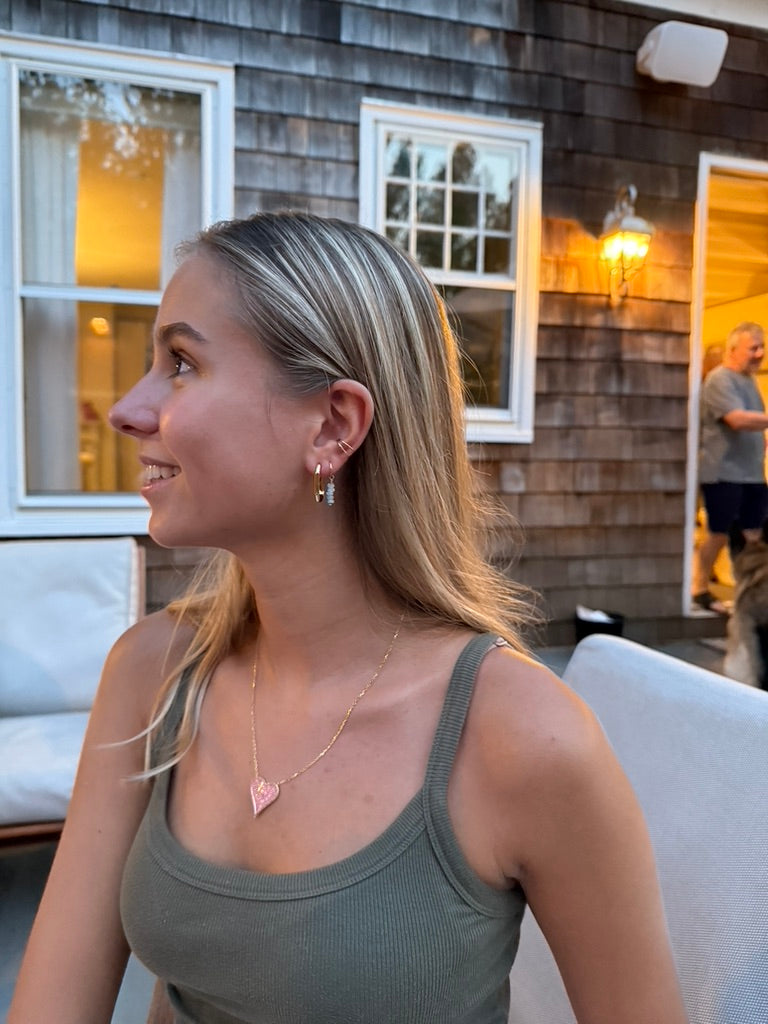Gold Plated Kathy Geometric Hoop Earrings