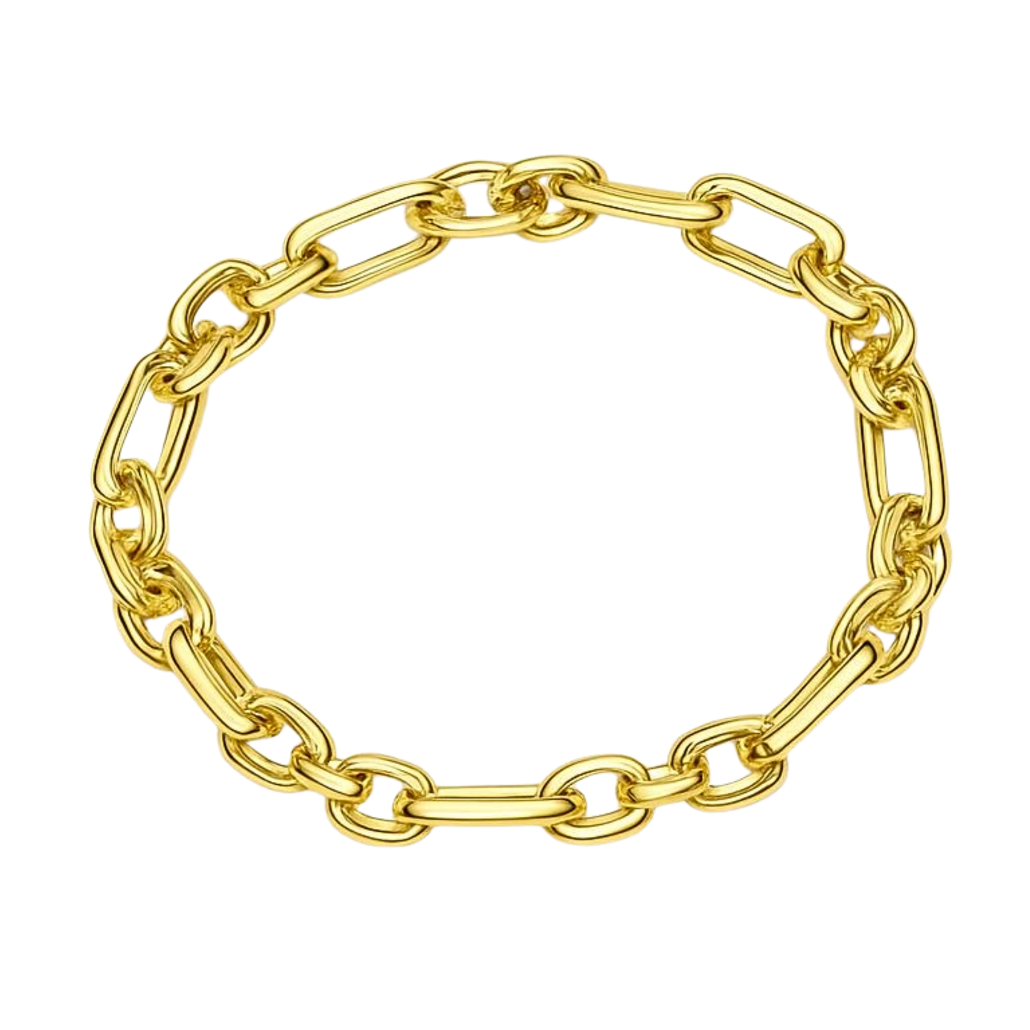Gold Vermeil Stacey Link Bracelet