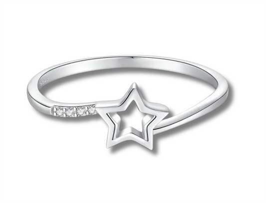 Sterling Silver Wishing Star Ring