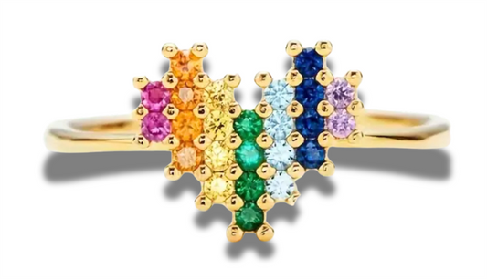 14K Vermeil Love Pop Ring