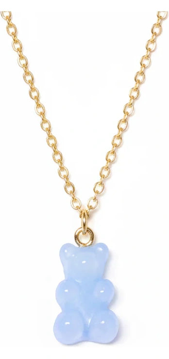 Baby Blue Gummie Bear Necklace