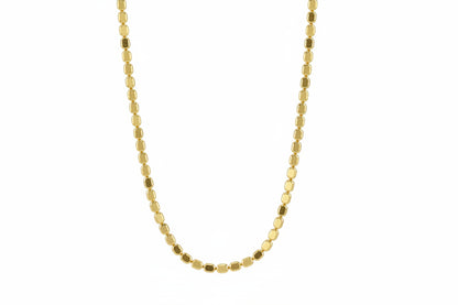 18K Gold Plated Oval Link Chain Necklace