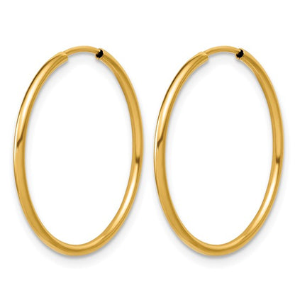 Gold Filled Small (12mm) Endless Hoop Earrings