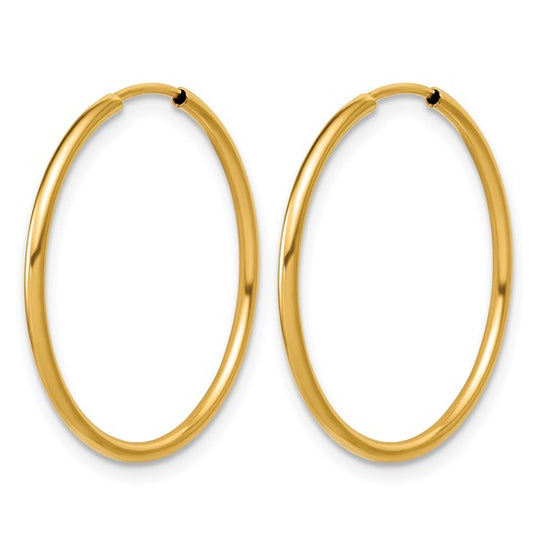 Gold Filled Medium (20mm) Endless Hoop Earrings