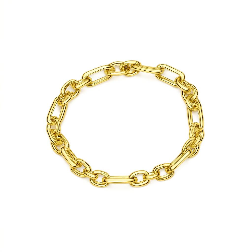 Gold Vermeil Stacey Link Bracelet