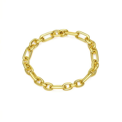 Gold Vermeil Stacey Link Bracelet